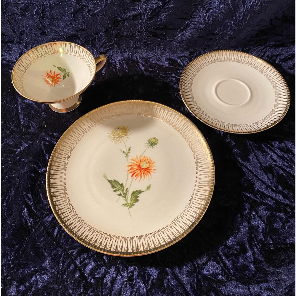 Winterling Bavaria Trio Tea Cup Saucer Dessert Plate